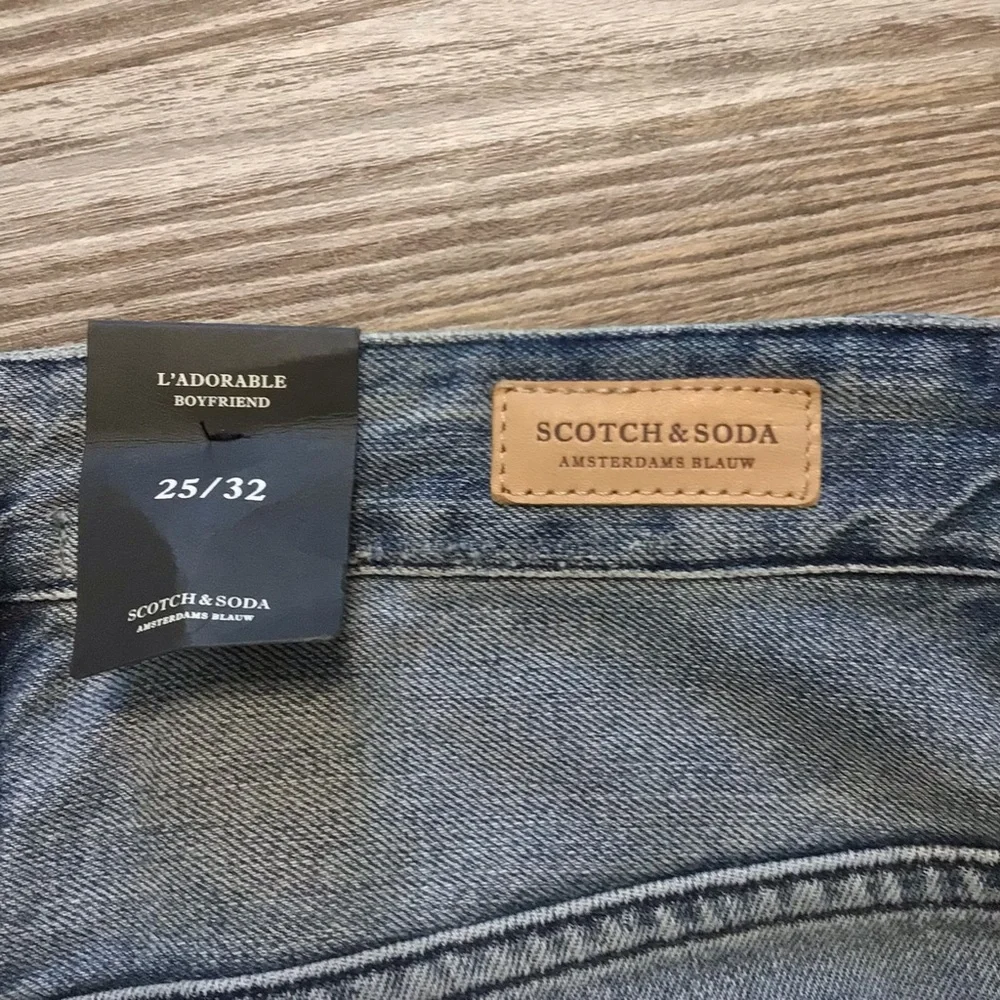 Scotch & Soda Amsterdams Blauw L’Adorable Boyfriend Jeans Light Rinse 25x32 NWT